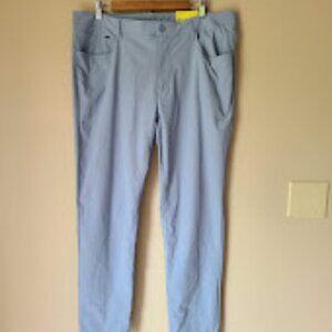 All in Motion Slim Fit Golf Pants, Size 38x30, Blue